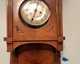 Arts and crafts period wall clock