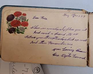 Another autograph page