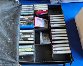 Cassette tapes.