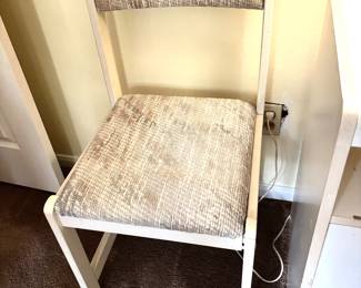 MCM white chair