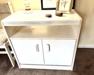 White TV table