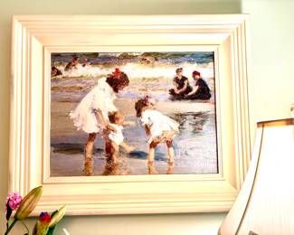 Beach theme art