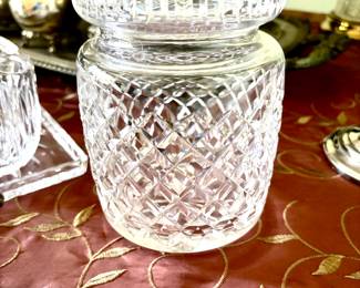 Crystal biscuit jar