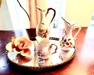 Vintage porcelain pitchers