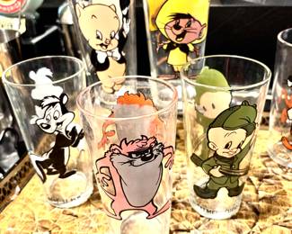 Vintage Pepsi Looney Tunes glasses