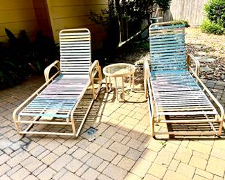Pair of chaises