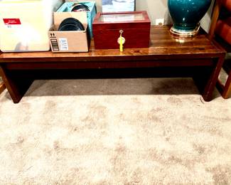 Wood bench/coffee table