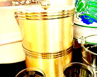 Georges Briard metallic ice bucket