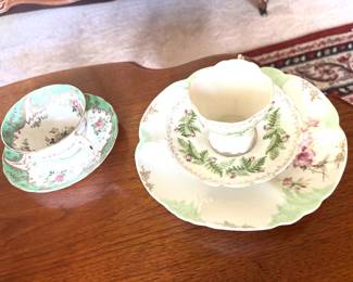 Vintage cups and saucers