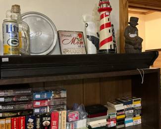 We have blank, VHS tapes decks of cards from all over the world