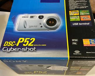 Sony P 52 cyber shot camera