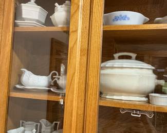 Beautiful, white serving dishes