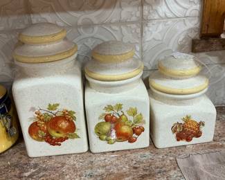Porcelain canisters