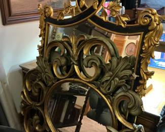 These mirrors came out out of the Monteleon in New Orleans. There are two of them.