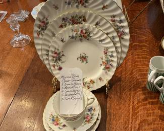 Some sets have full serving pieces from four place settings to more