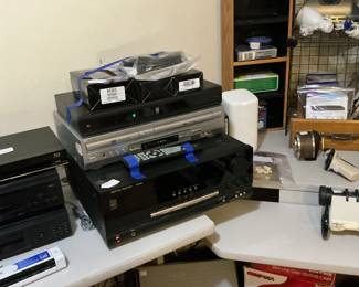 Nice selection of stereo receivers office equipment