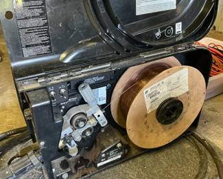 Inside look of the welding machine
