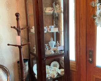 six shelf curio cabinet