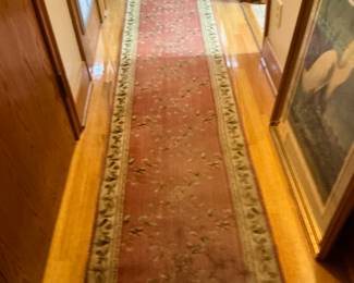 Another long hand woven wool rug