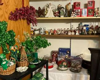 Christmas decorations, St. Patrick’s Day the court
