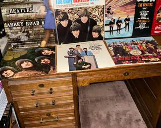 These are all original Beatles albums from the 60s a total of 18