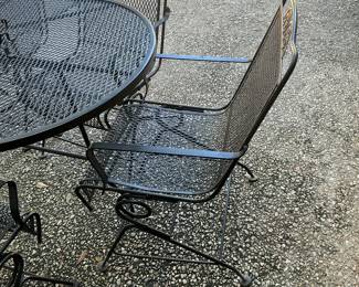 These are spring action chairs