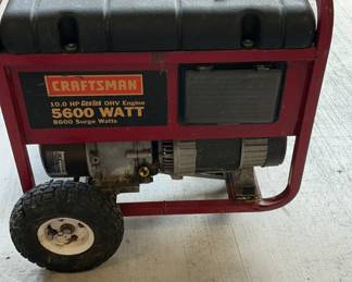 Coleman generator 5600 W needs maintenance. Have the pullrope for it.