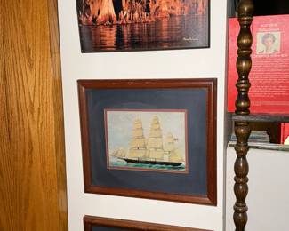 We have swamp scenes , beautiful sailboats, ships