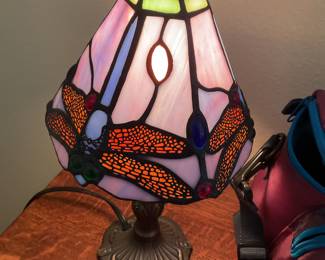 Dragonfly Stained Glass lamp
