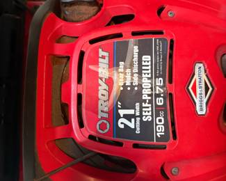 Troy Bilt Self propelled lawnmower