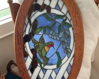 Stained Glass Hummingbird