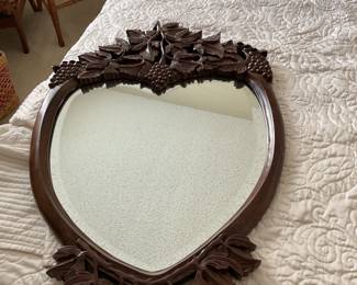 Beautiful Fruitwood Mirror