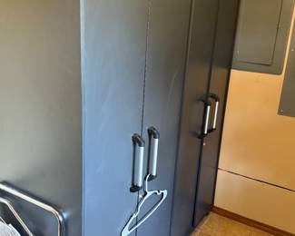 Two utility cabinets 