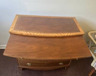 Baker Furniture Mahogany Bowfront Chest