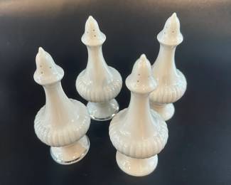 2 sets of Lenox Salt and Pepper Shakers
