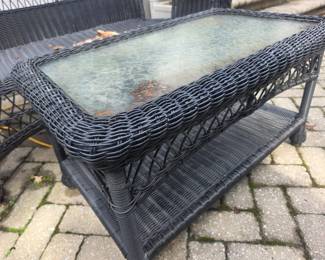 Wicker Outdoor coffee table 