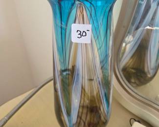 #233	Murano Hand-Blown Vase - 13" Tall	 $30.00 
