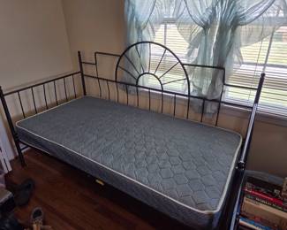 #62	Metal Daybed - (No trundle) - w/twin Mattress - Upstairs you move	 $75.00 
