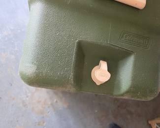 #205	Coleman Chest Freezer w/4 cupholders on top - 27x15x15	 $45.00 
