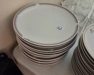 #212	United Airlines Set of 13 8" Dinner Plates	 $25.00 
