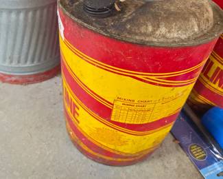 #126	Red Gasoline Metal Pour Style 5 Gallon Cans	 $20.00 
