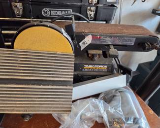 #143	Task Force 4" Belt and 6" Disc Sander	 $40.00 
