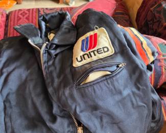 #134	Medium Blue United Airlines Flight Coverall/Suit (no hood) 	 $40.00 
