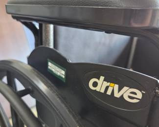 #179	Drive Wheelchair Seat Width 18"	 $40.00 
