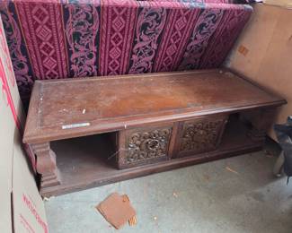 #132	Laminate Coffee Table (as is finish and missing handle) - 51x20x16	 $30.00 

