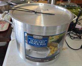 #198	Daily Chef 24 quart Stock Pot - new	 $30.00 
