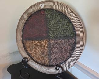 #7	Decorative Plate on Wire Easel - 23" Tall	 $20.00 
