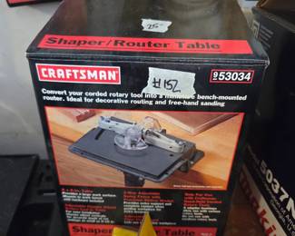 #152	Craftsman Shaper/Router Table - Model 953034	 $25.00 
