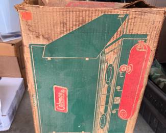 #128	Coleman 2 burner Stove Model 413G499	 $40.00 
