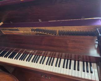 #3	Baldwin Studio Piano (You Move on First Floor)  w/stool (not pictured)	 $75.00 
